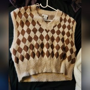 Brown Sweater Vest